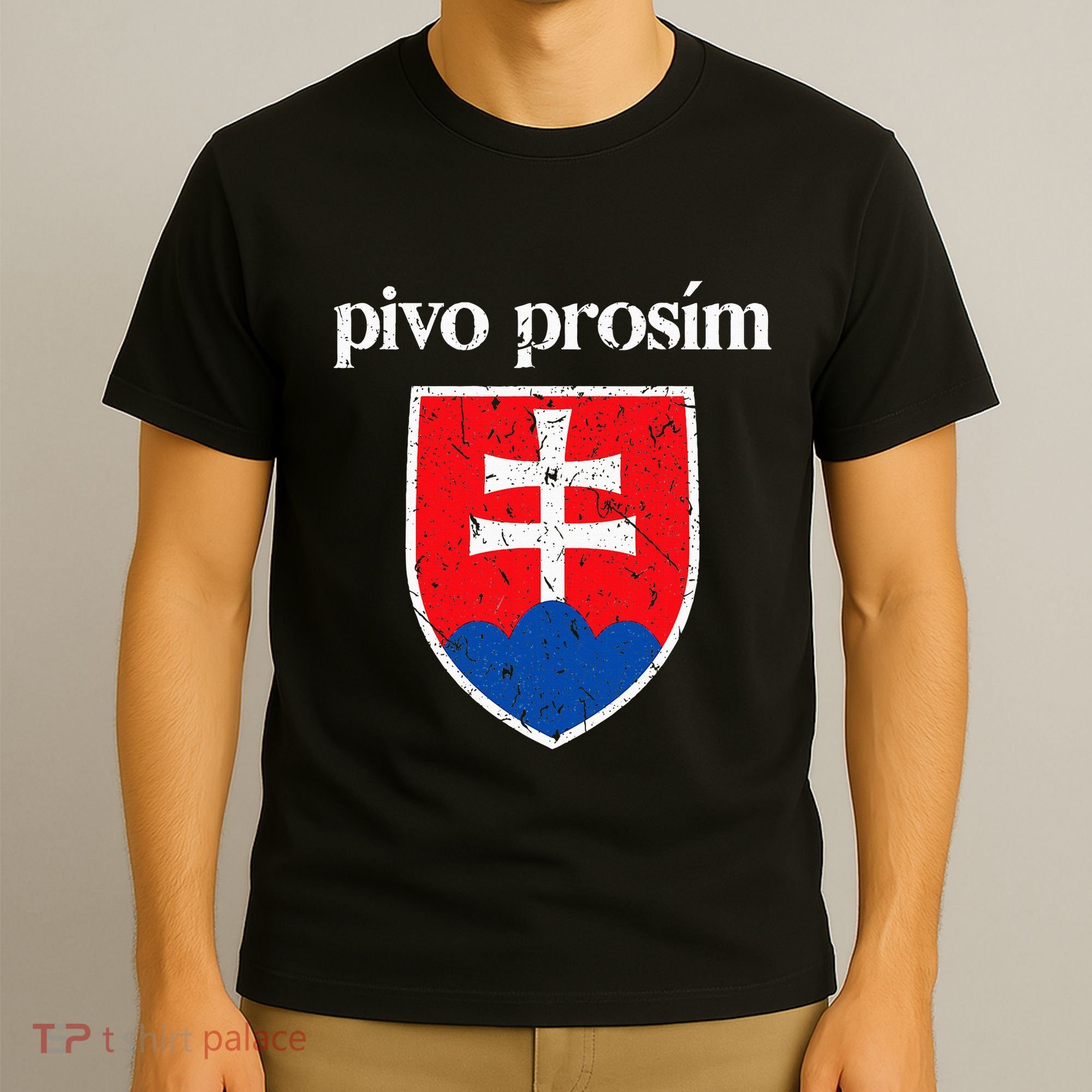 Beer Please Slovak Slovakia Flag Pride Pivo ProsíM T-Shirt