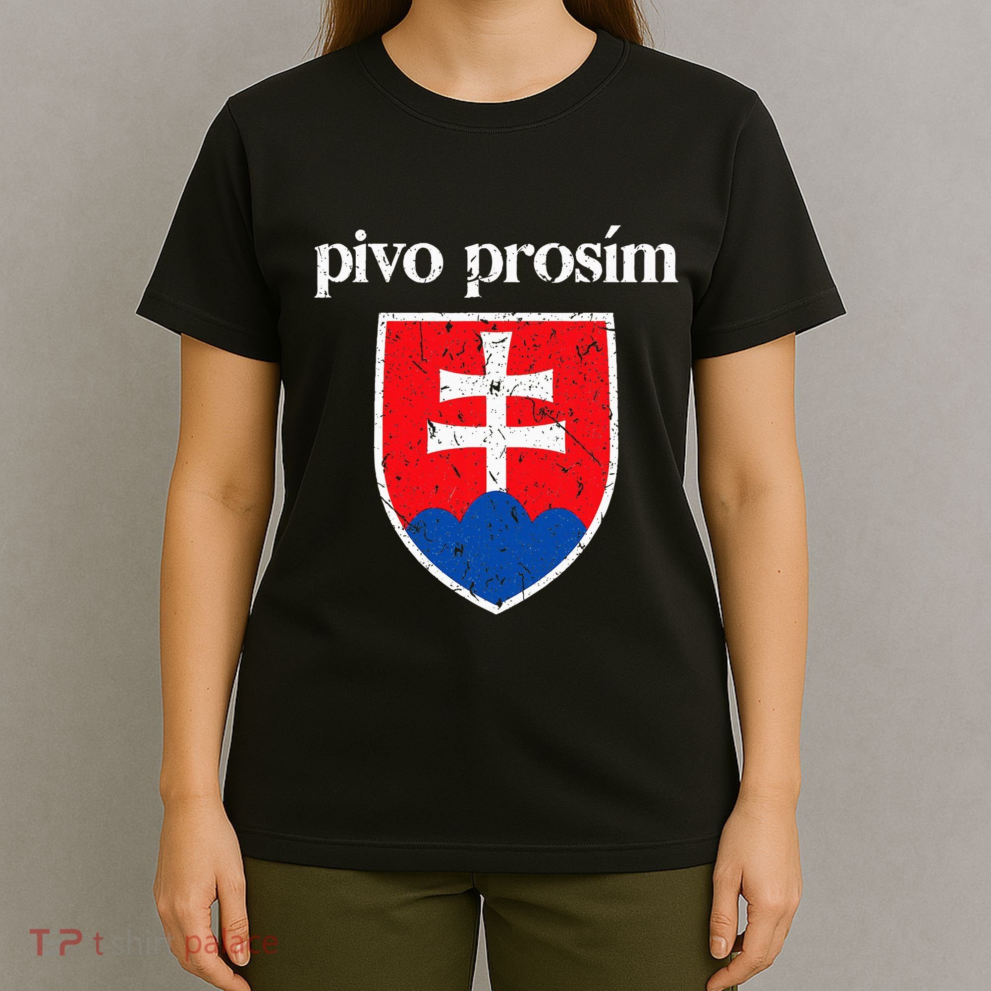 Beer Please Slovak Slovakia Flag Pride Pivo ProsíM T-Shirt