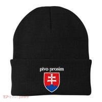 Beer Please Slovak Slovakia Flag Pride Pivo ProsíM Beanie thumb 0