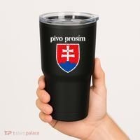 Beer Please Slovak Slovakia Flag Pride Pivo ProsíM Tumbler thumb 2