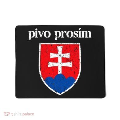 Beer Please Slovak Slovakia Flag Pride Pivo ProsíM Mousepad