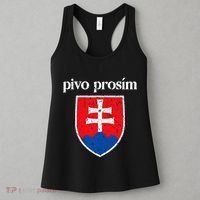Beer Please Slovak Slovakia Flag Pride Pivo ProsíM Women's Tank Top thumb 3