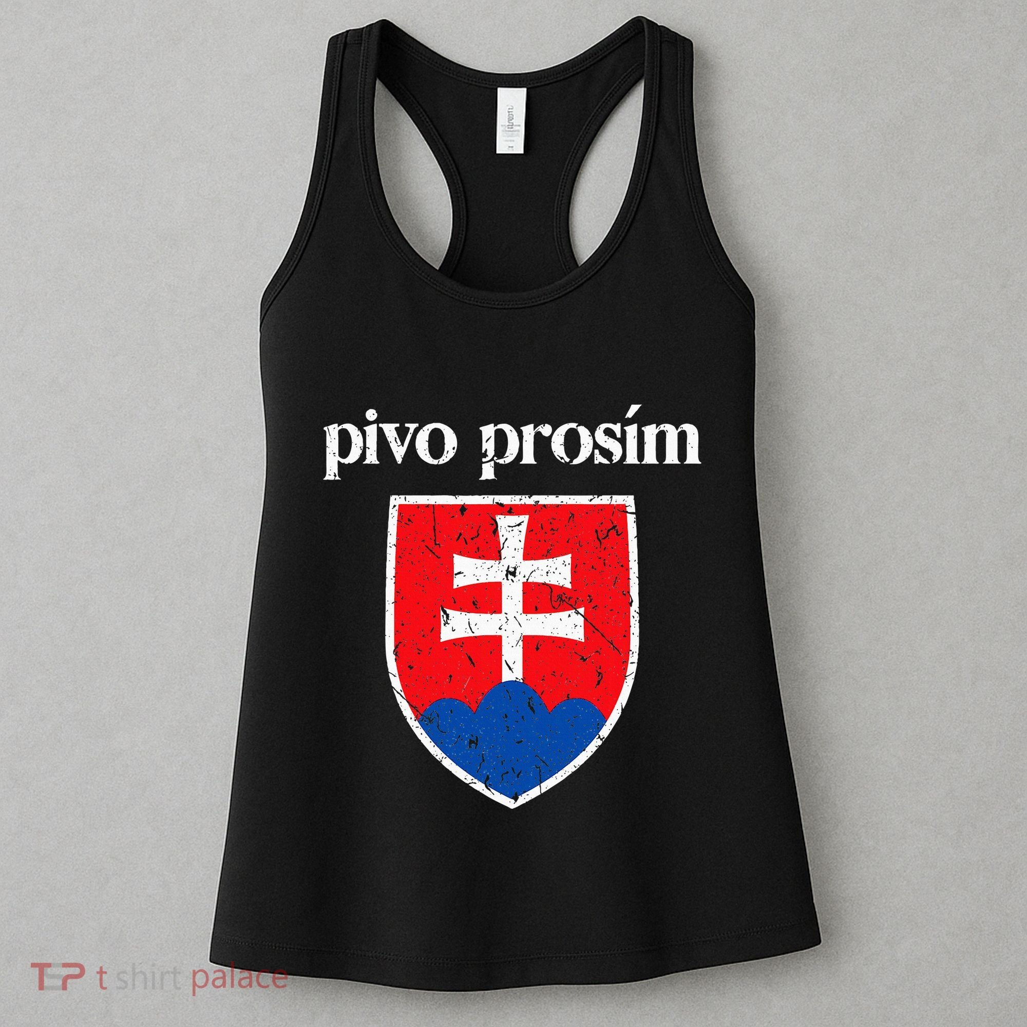 Beer Please Slovak Slovakia Flag Pride Pivo ProsíM Women's Tank Top