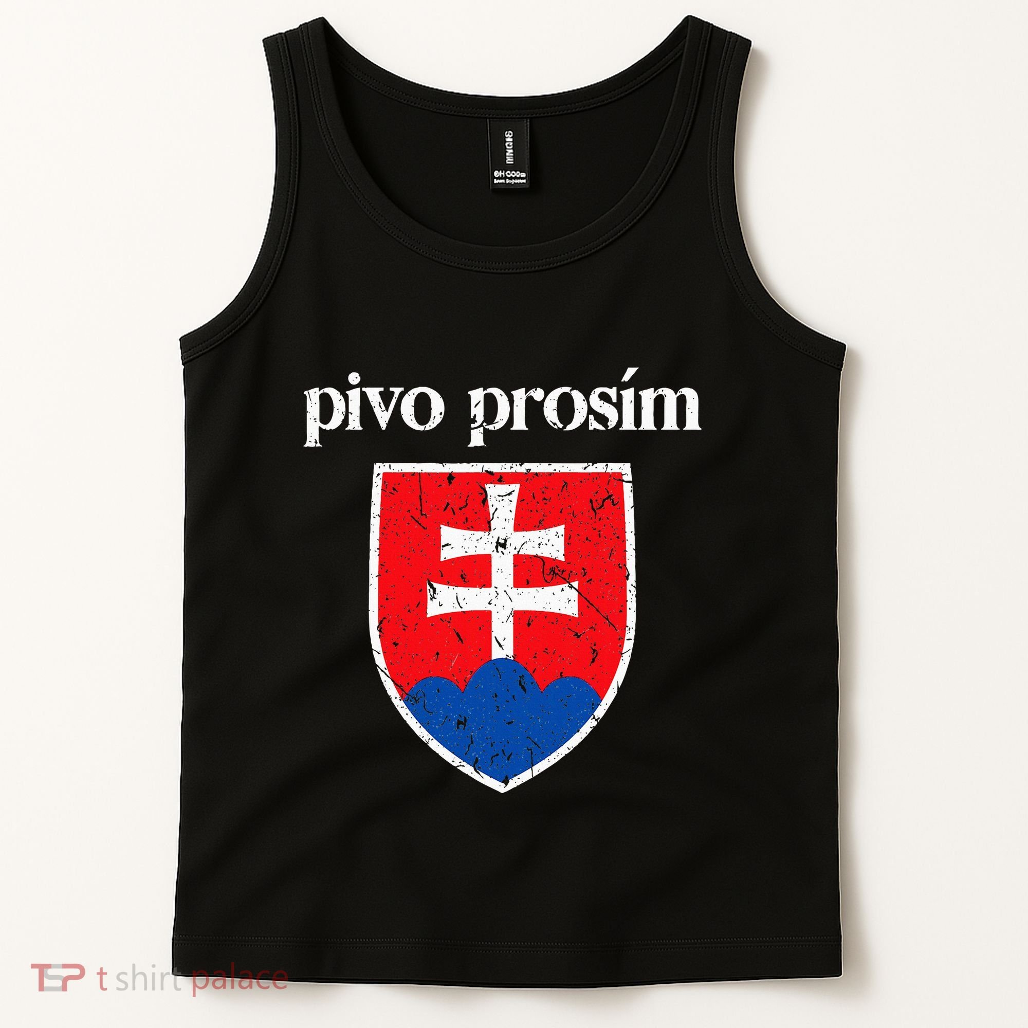 Beer Please Slovak Slovakia Flag Pride Pivo ProsíM Tank Top