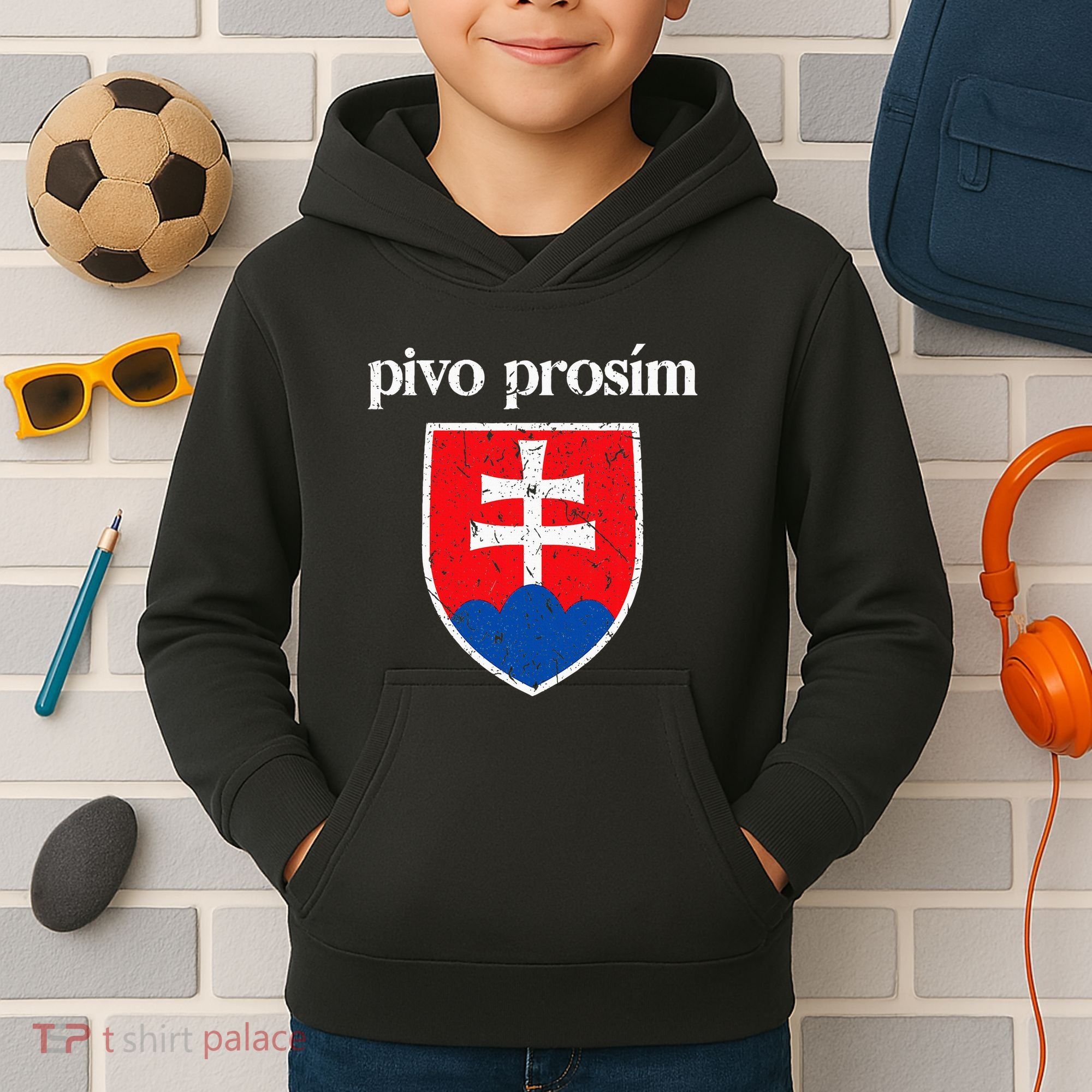 Beer Please Slovak Slovakia Flag Pride Pivo ProsíM Kids Hoodie