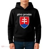 Beer Please Slovak Slovakia Flag Pride Pivo ProsíM Kids Hoodie thumb 4