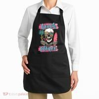 Beach Please Skeleton Vacation Funny Apron thumb 2