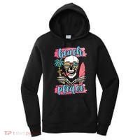 Beach Please Skeleton Vacation Funny Women's Hoodie thumb 0