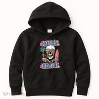 Beach Please Skeleton Vacation Funny Kids Hoodie thumb 0