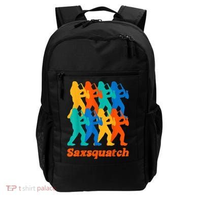 Bigfoot Playing Saxophone Saxsquatch Backpack