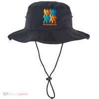 Bigfoot Playing Saxophone Saxsquatch Bucket Hat thumb 0