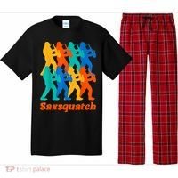 Bigfoot Playing Saxophone Saxsquatch Pajama Set thumb 0