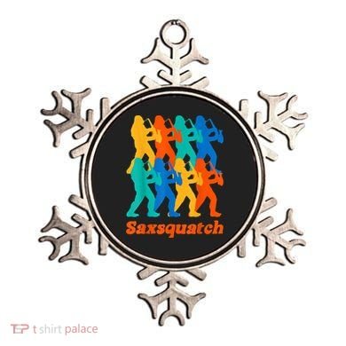 Bigfoot Playing Saxophone Saxsquatch Ornament