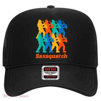 Bigfoot Playing Saxophone Saxsquatch Hat