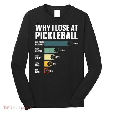 Best Pickleball Sport Pickleball Player Long Sleeve Shirt
