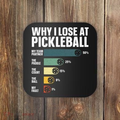 Best Pickleball Sport Pickleball Player Coaster