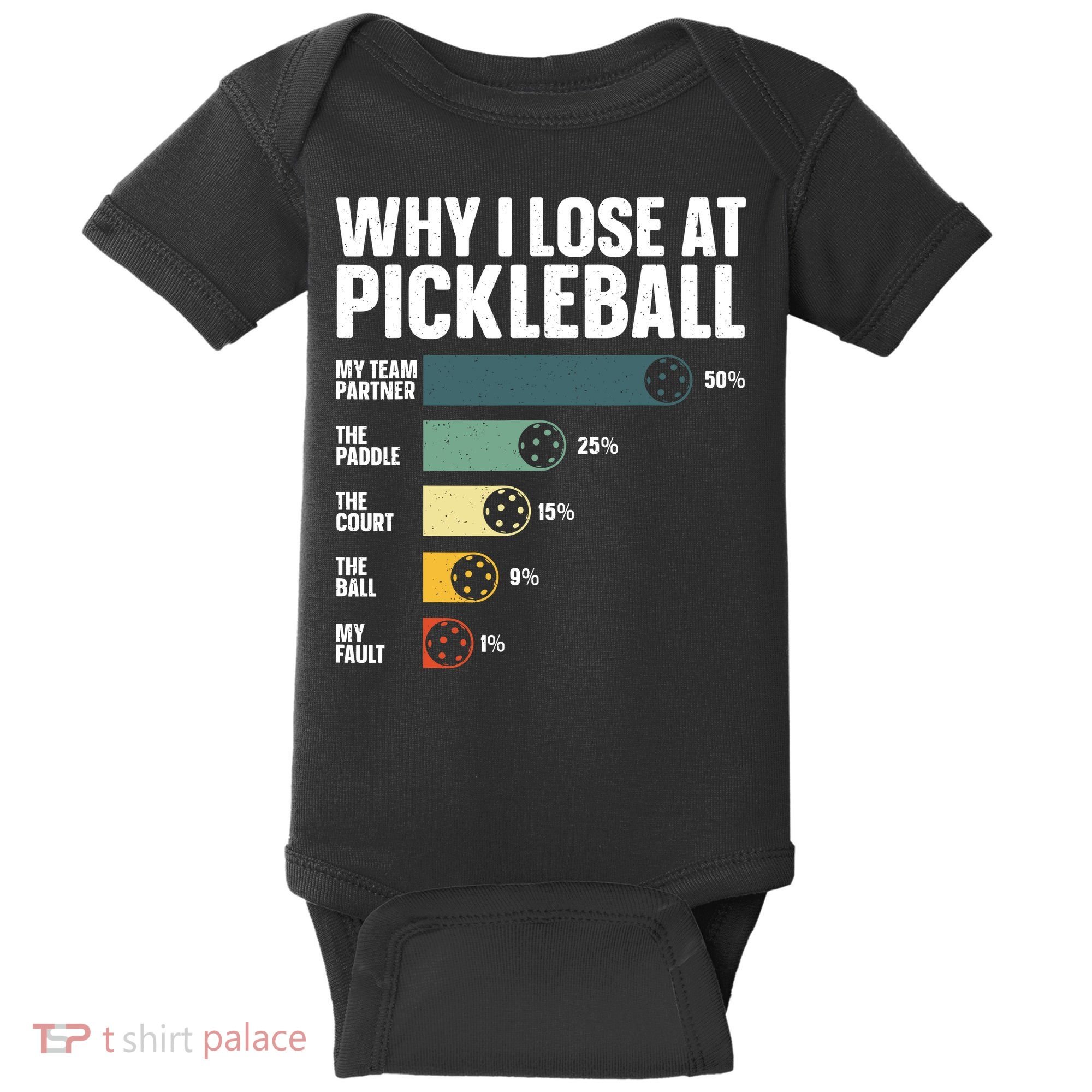 Best Pickleball Sport Pickleball Player Baby Bodysuit