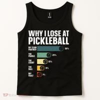 Best Pickleball Sport Pickleball Player Tank Top thumb 2