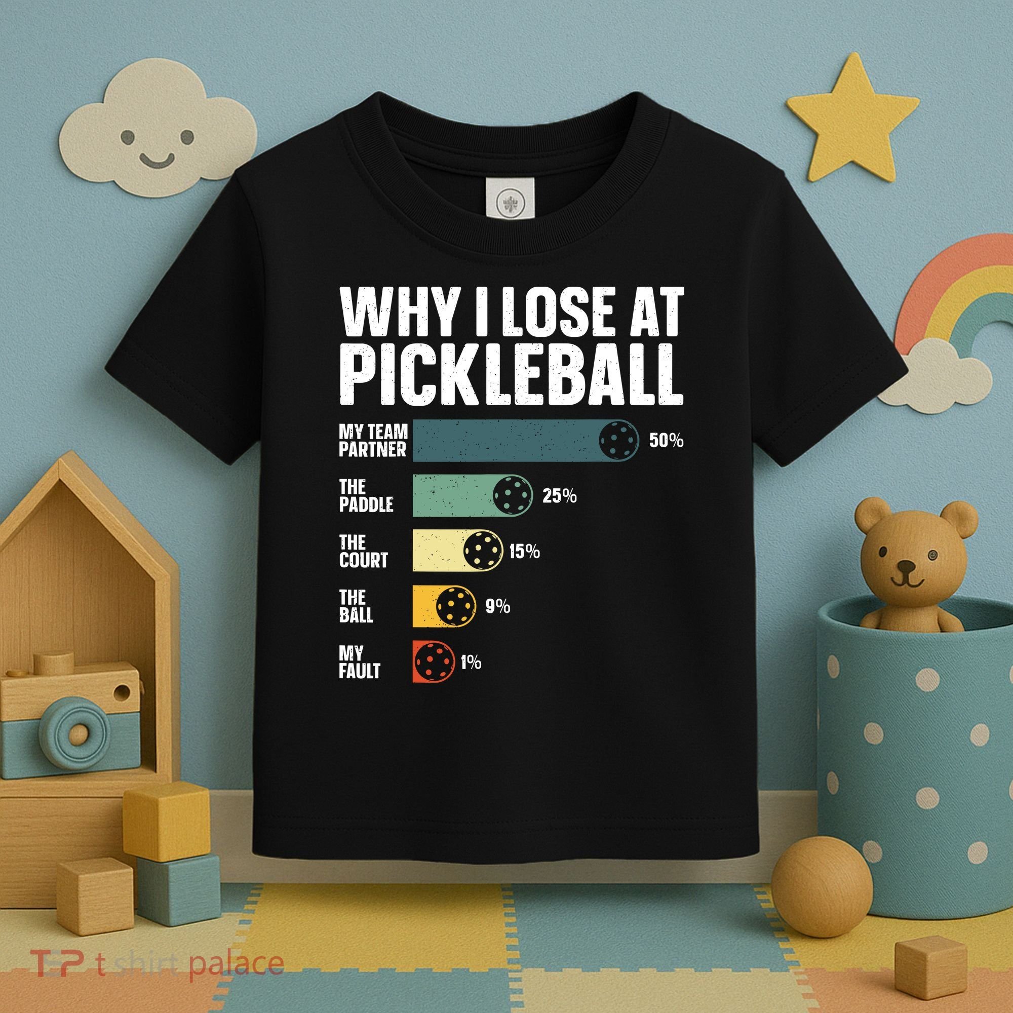 Best Pickleball Sport Pickleball Player Toddler T-Shirt