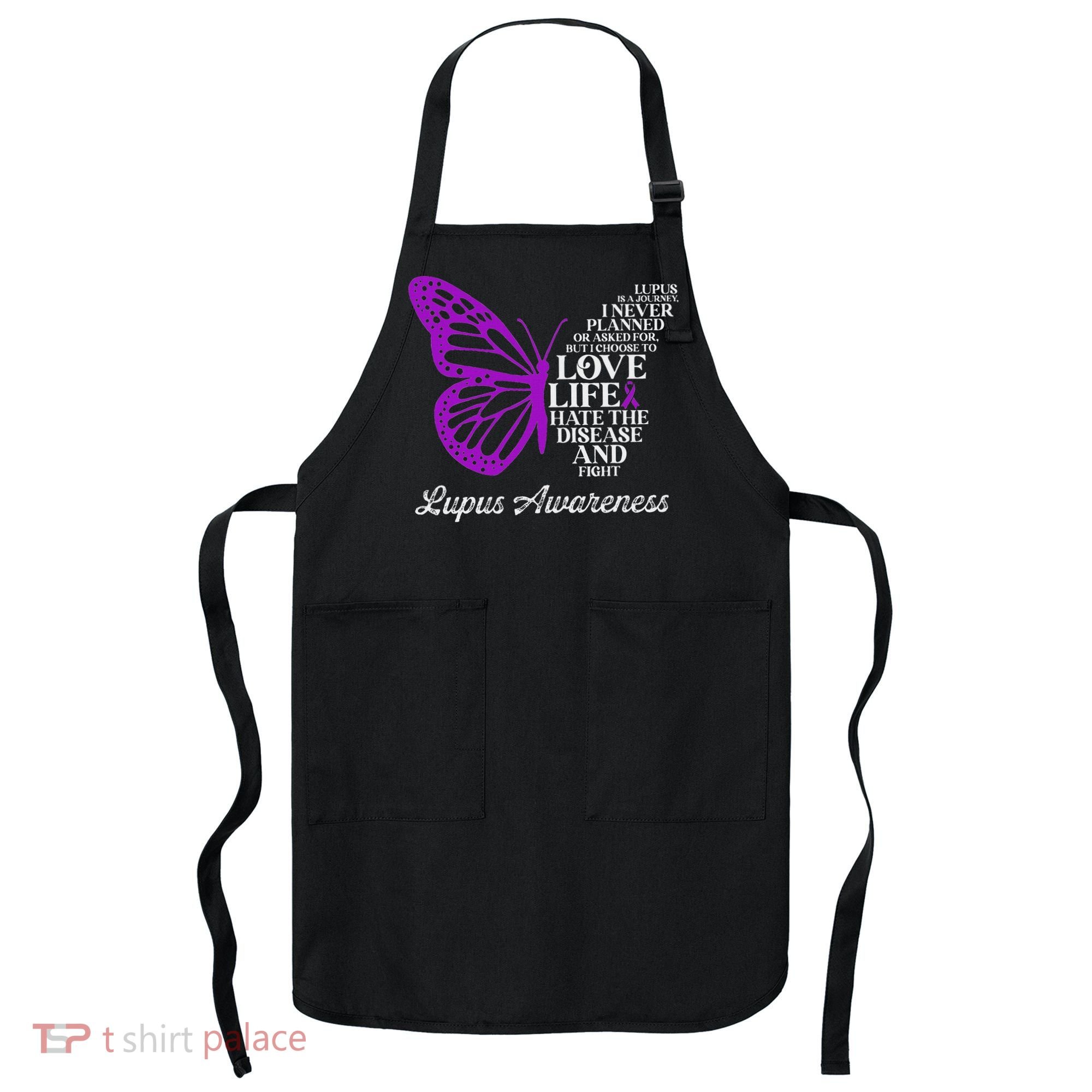 Butterfly Purple Systemic Lupus Erythematosus Awareness Apron