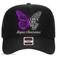 Butterfly Purple Systemic Lupus Erythematosus Awareness Hat thumb 0