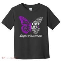 Butterfly Purple Systemic Lupus Erythematosus Awareness Toddler T-Shirt thumb 0