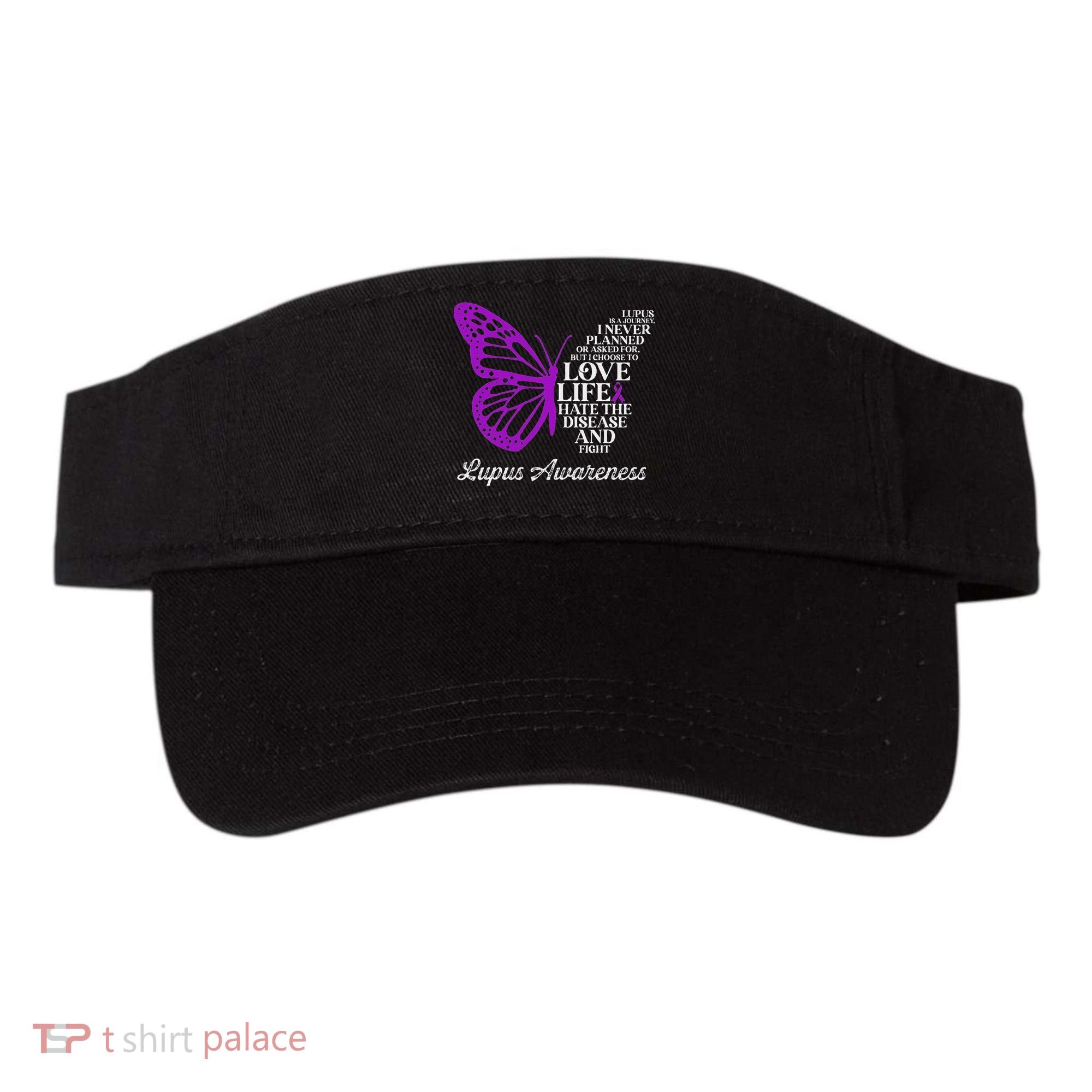 Butterfly Purple Systemic Lupus Erythematosus Awareness Visor