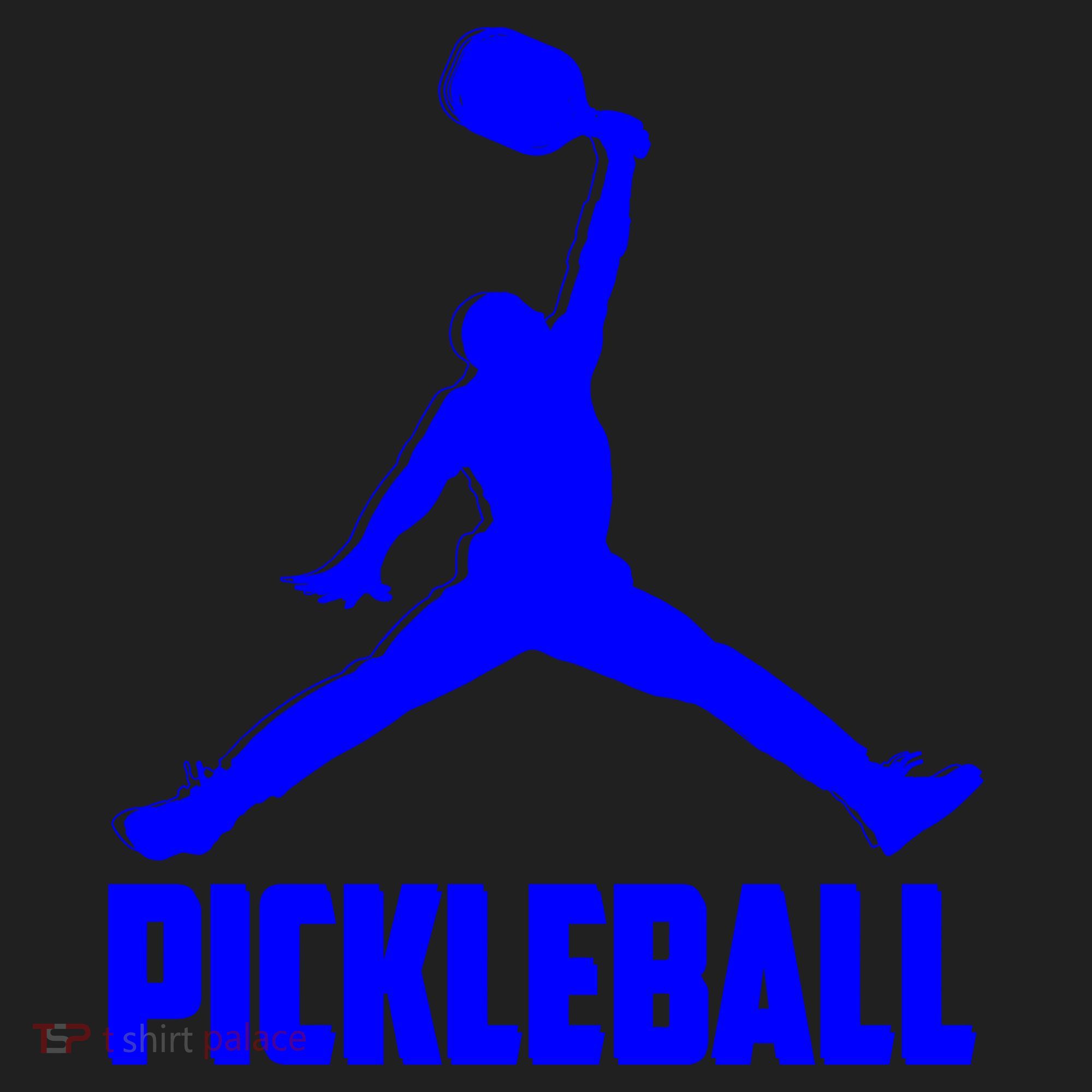 Blue Pickleball Sports Logo Women's Sweatshirt
