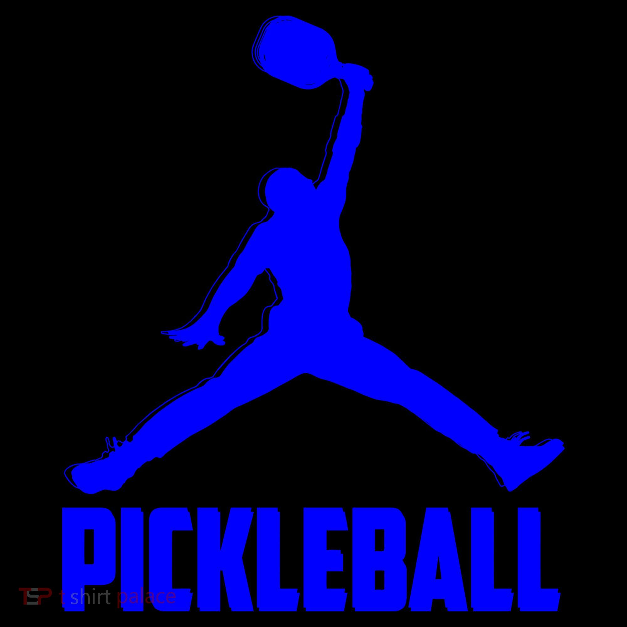 Blue Pickleball Sports Logo Tote Bag