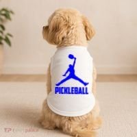 Blue Pickleball Sports Logo Doggie Tank thumb 2