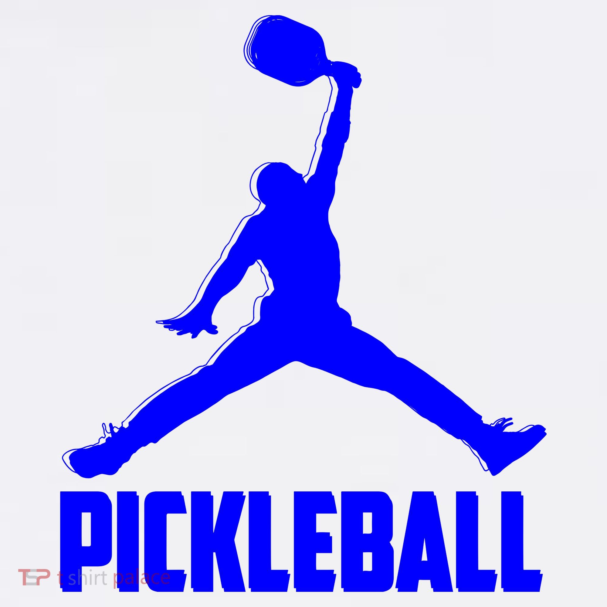 Blue Pickleball Sports Logo Doggie Tank