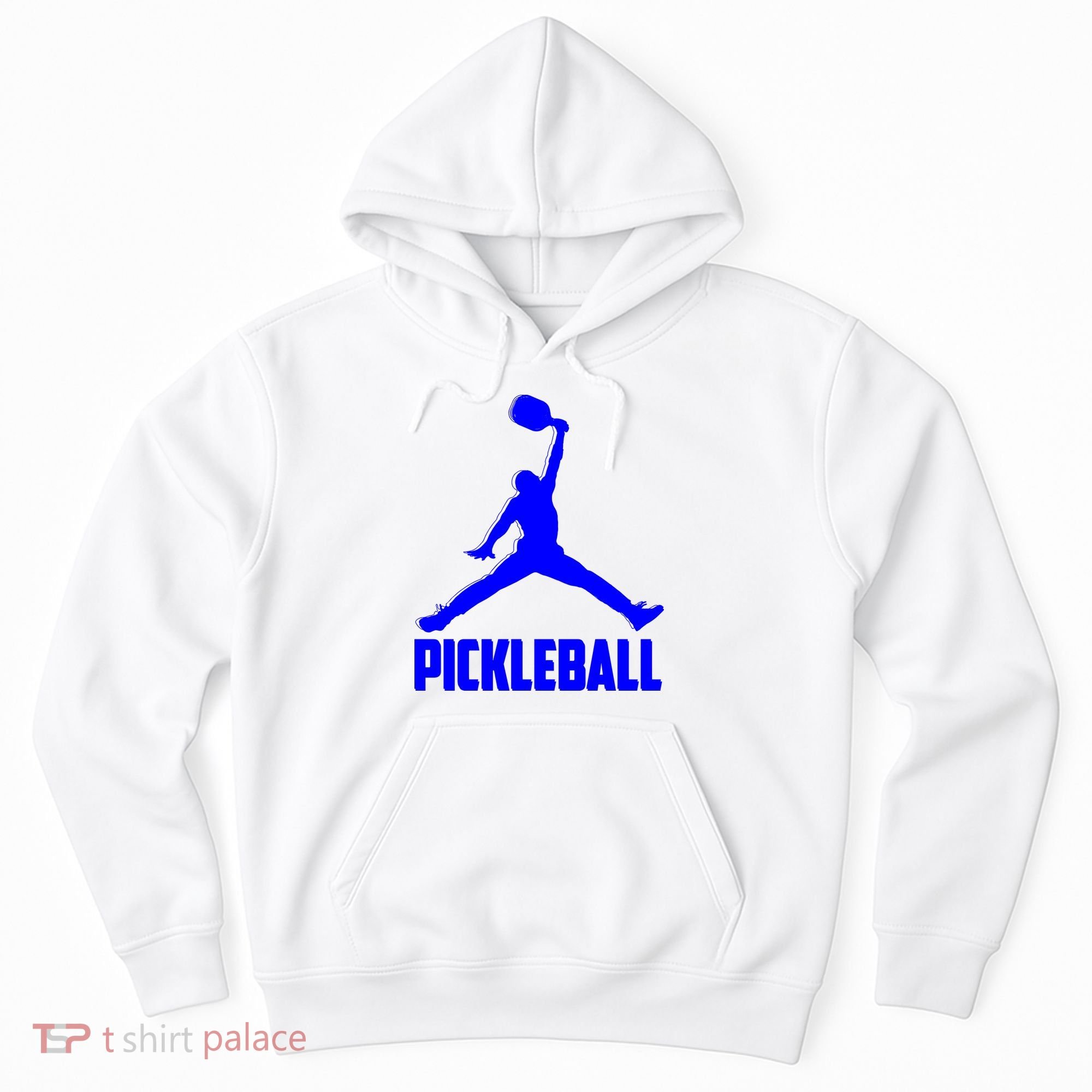 Blue Pickleball Sports Logo Hoodie