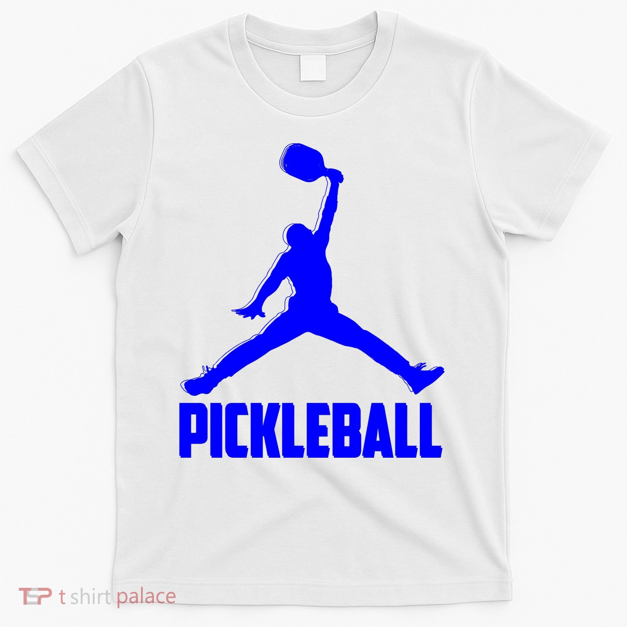 Blue Pickleball Sports Logo T-Shirt