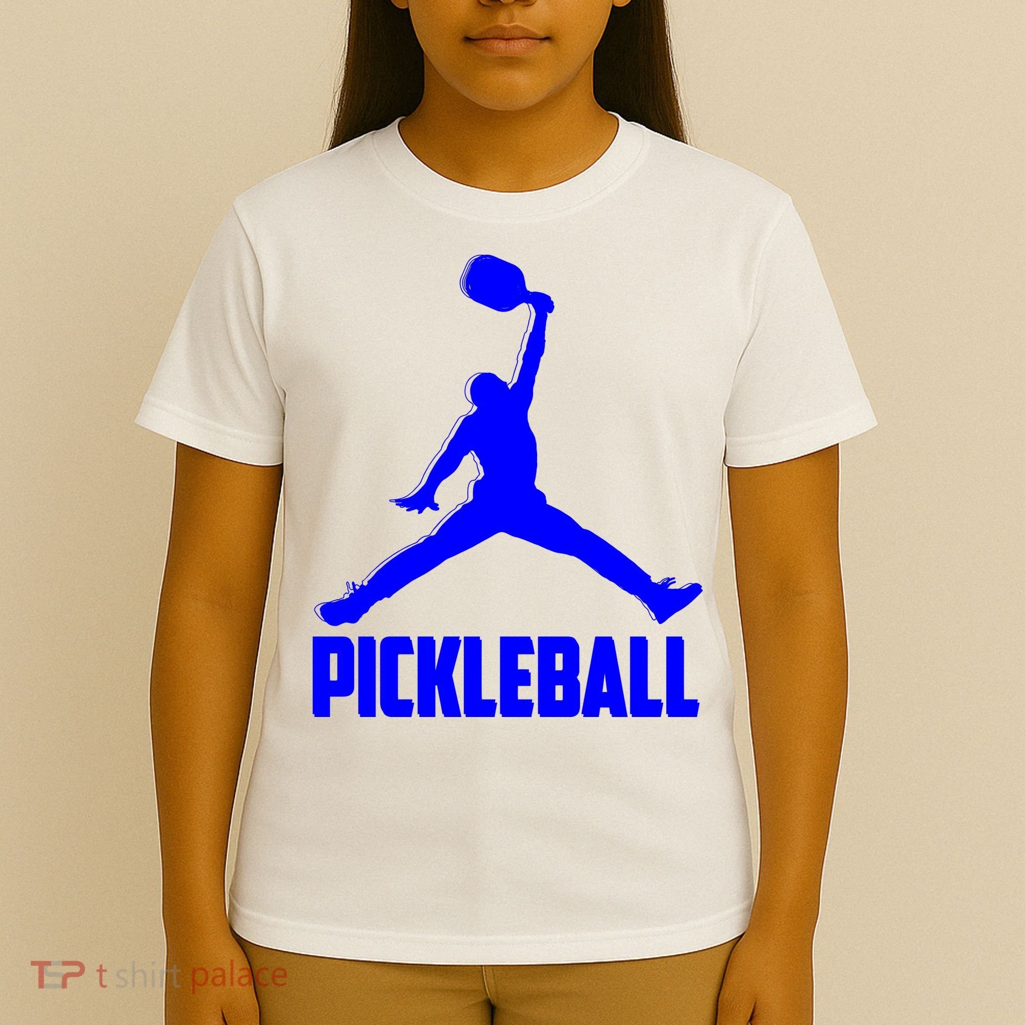 Blue Pickleball Sports Logo T-Shirt