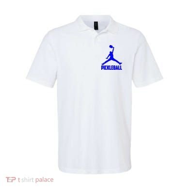 Blue Pickleball Sports Logo Polo