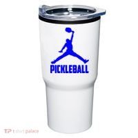 Blue Pickleball Sports Logo Tumbler thumb 0