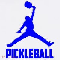 Blue Pickleball Sports Logo Mousepad thumb 1
