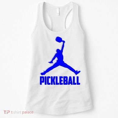 Blue Pickleball Sports Logo Women's Tank Top