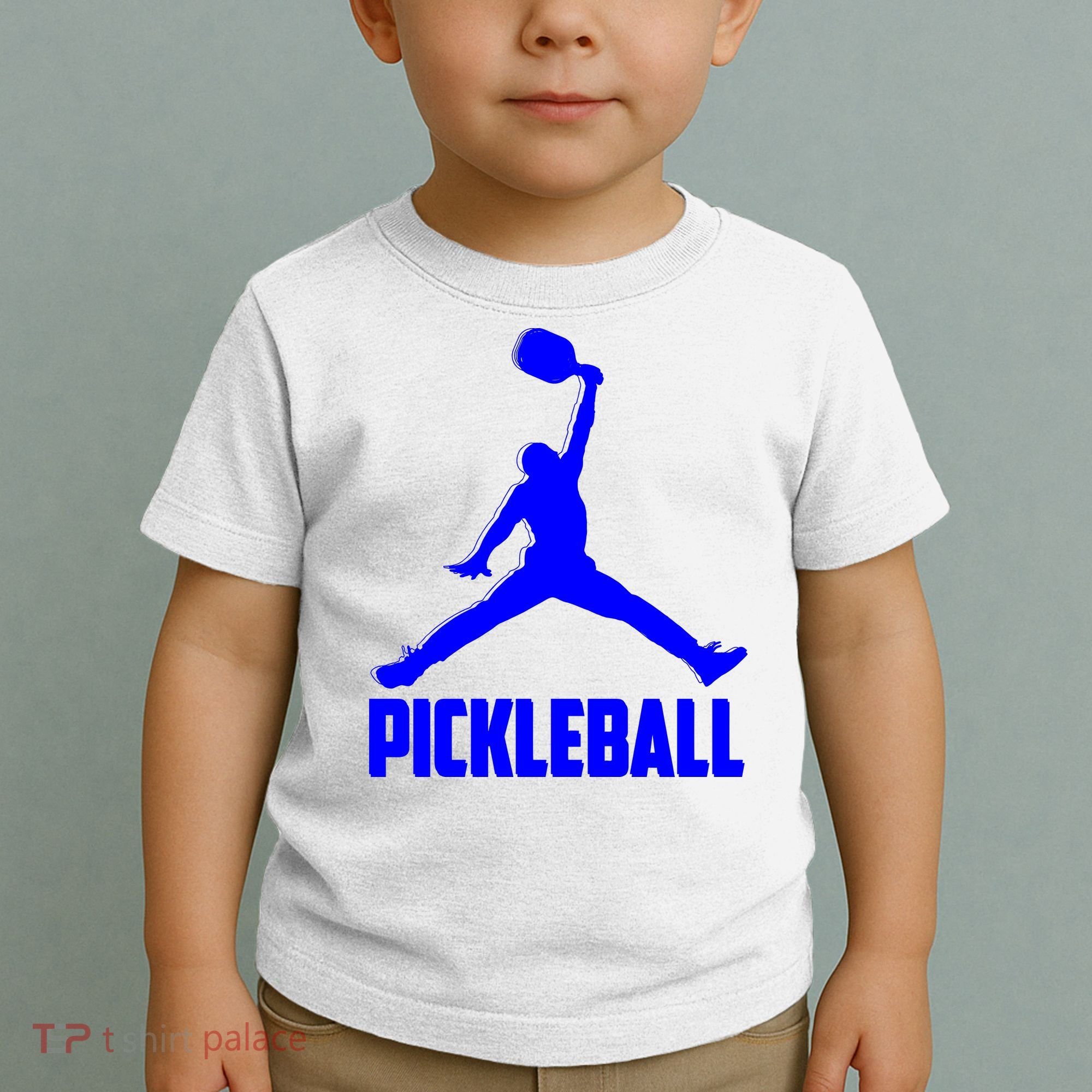 Blue Pickleball Sports Logo Toddler T-Shirt
