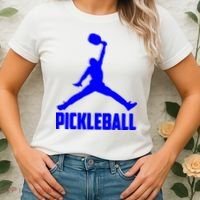 Blue Pickleball Sports Logo Women's T-Shirt thumb 2