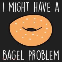 Bagel Problem Saying Bagels Funny Bagel Lover Baking Gift Beanie thumb 2