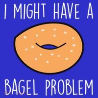 Bagel Problem Saying Bagels Funny Bagel Lover Baking Gift Apron thumb 3