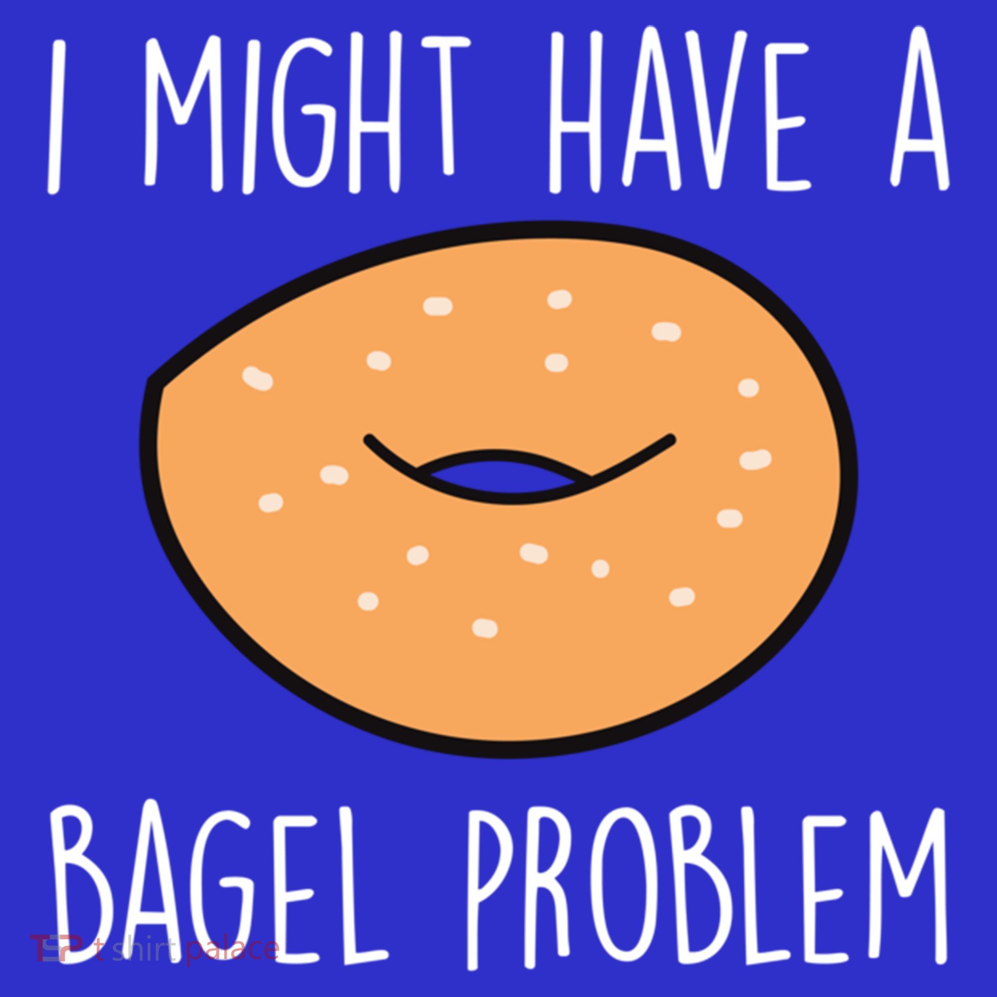 Bagel Problem Saying Bagels Funny Bagel Lover Baking Gift Apron