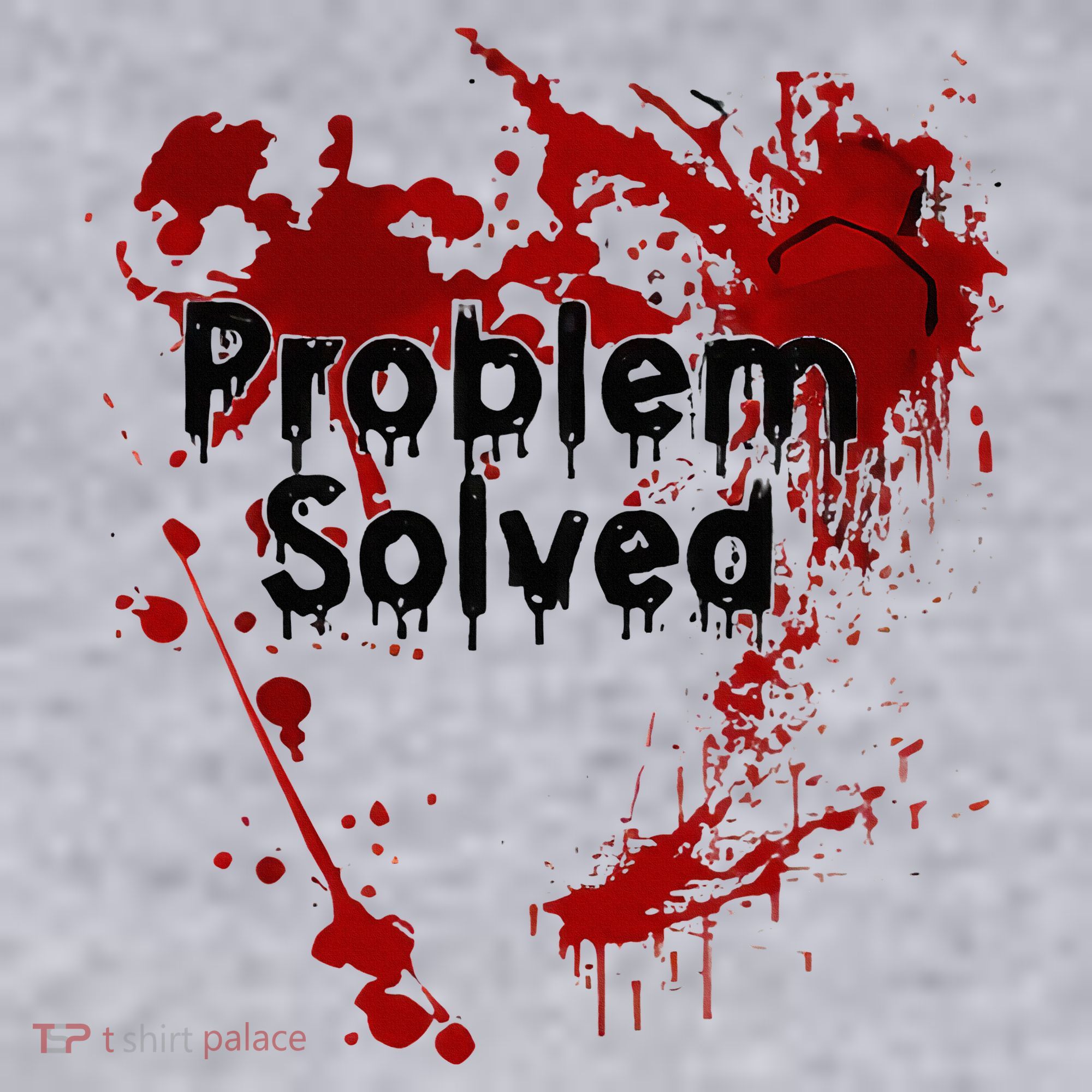 Bloody Problem Solved Halloween Women's Sweatshirt