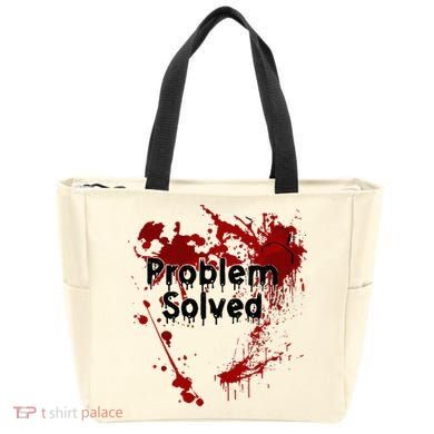 Bloody Problem Solved Halloween Tote Bag