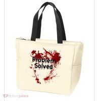 Bloody Problem Solved Halloween Tote Bag thumb 3