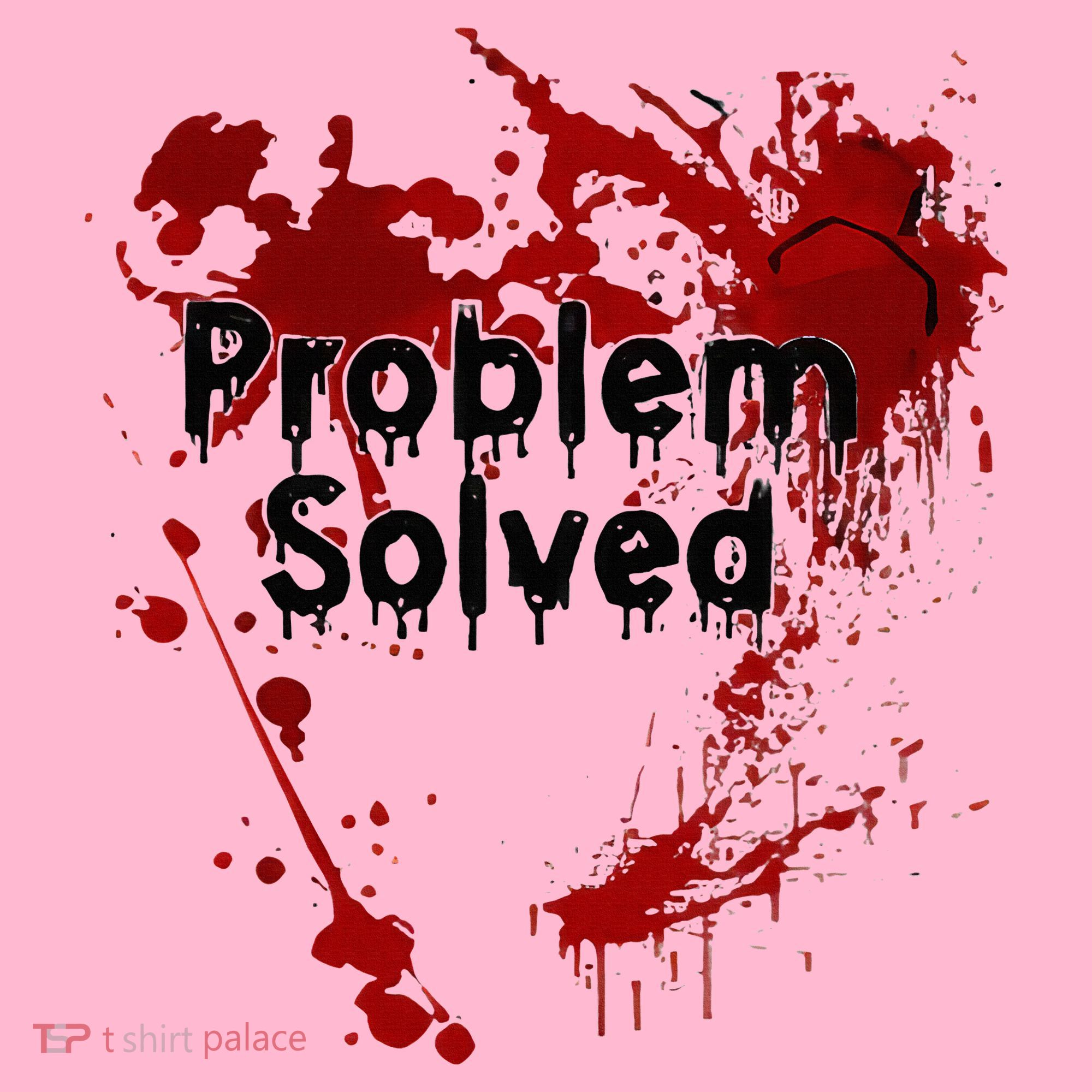 Bloody Problem Solved Halloween Coaster