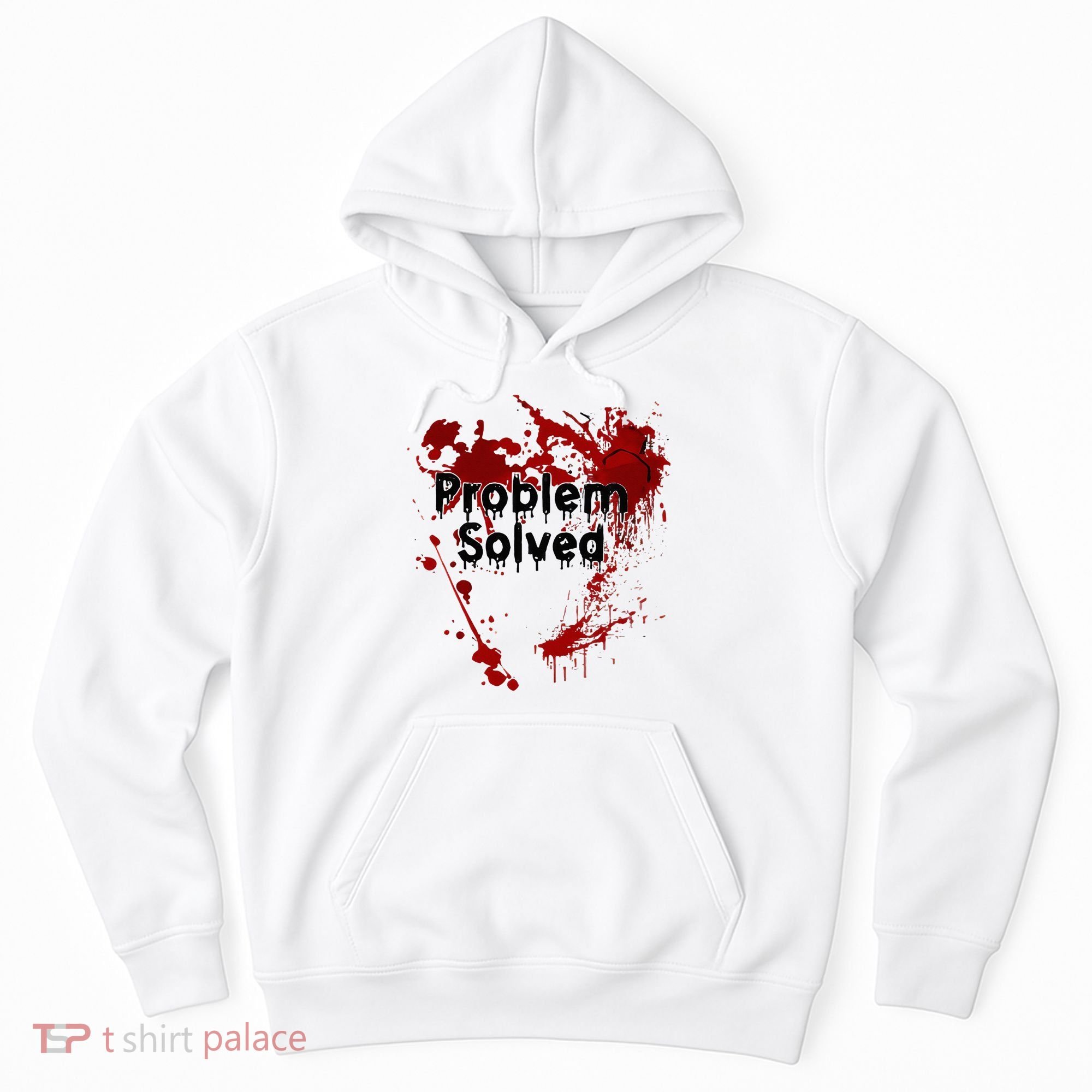 Bloody Problem Solved Halloween Hoodie