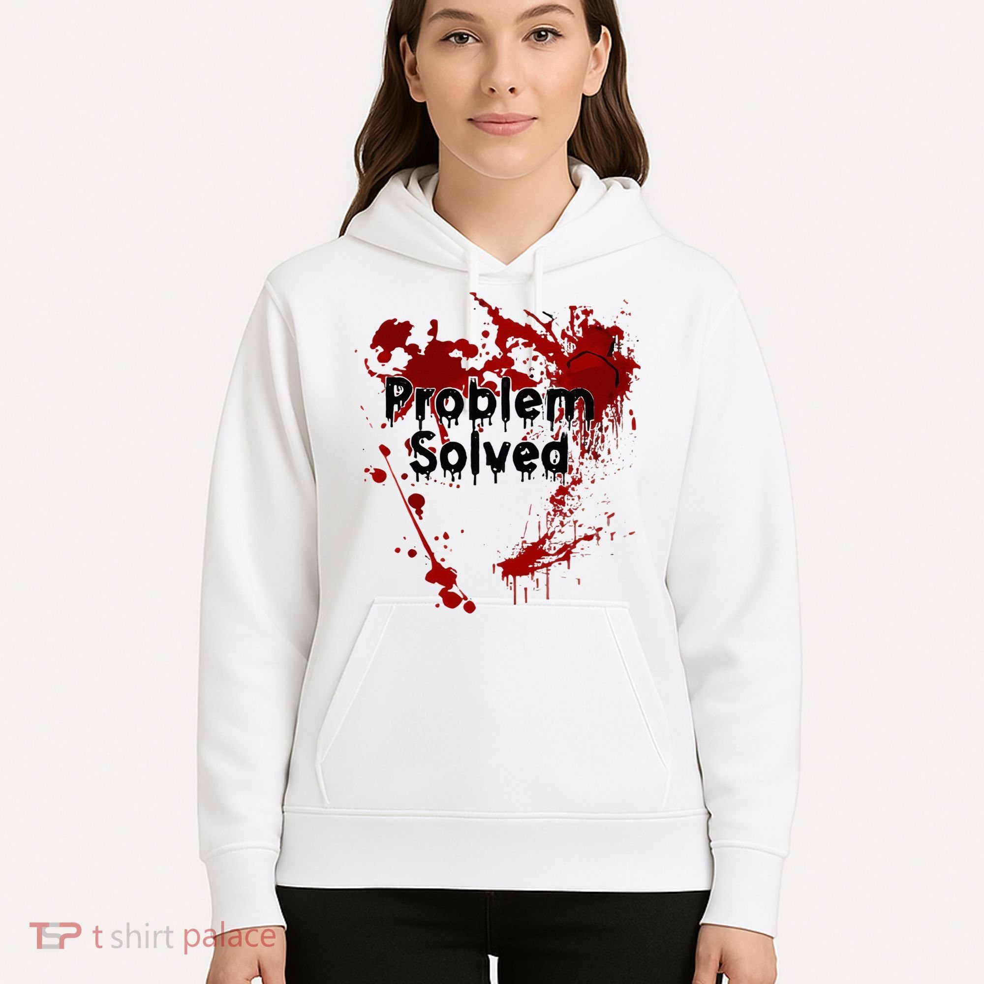 Bloody Problem Solved Halloween Hoodie