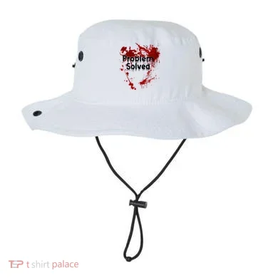 Bloody Problem Solved Halloween Bucket Hat